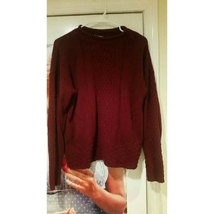Vintage Maroon Sweater